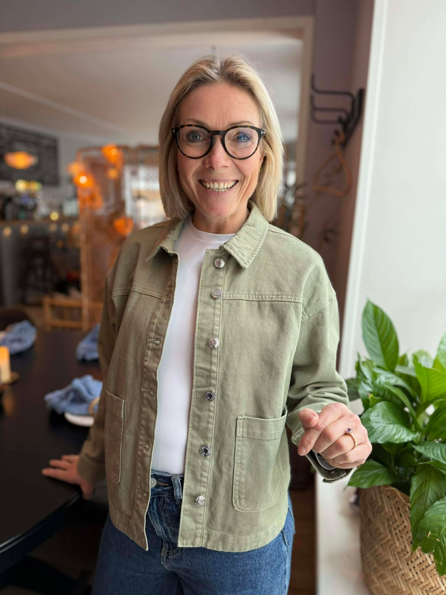 VMJAMIE Denim Jacket - Laurel Wreath